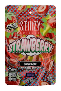 STIIIZY - Stiiizy Sour Strawberry 100mg Gummies PD