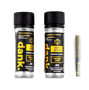 DANK BY DEFINITION - Sour Tangie | Infused Pre-roll | 0.6g