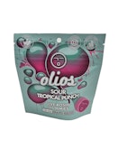 Sour Tropical Punch | Live Rosin Gummies | 100mg/10 Pieces |  Olio