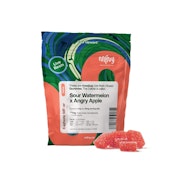 Sour Watermelon x Angry Apple | Live Resin Gummies | 100mg/10 Pieces | MFNY