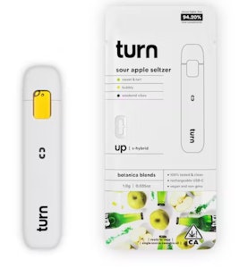 TURN - Turn 1g Sour Apple Seltzer AIO Disposable