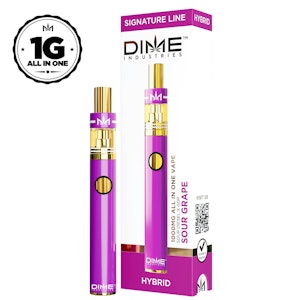 DIME INDUSTRIES - Dime 1g Sour Grape AIO Disposable