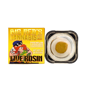 BIG RED'S CANNABIS CO - 1g Big Red's Live Rosin Tier 2 - Sour Moon 71%