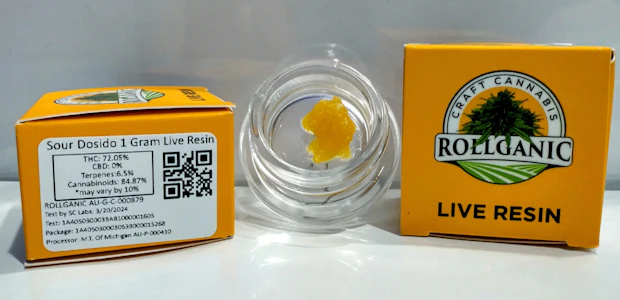 ROLLGANIC - Sour Dosido 1 Gram Live Resin