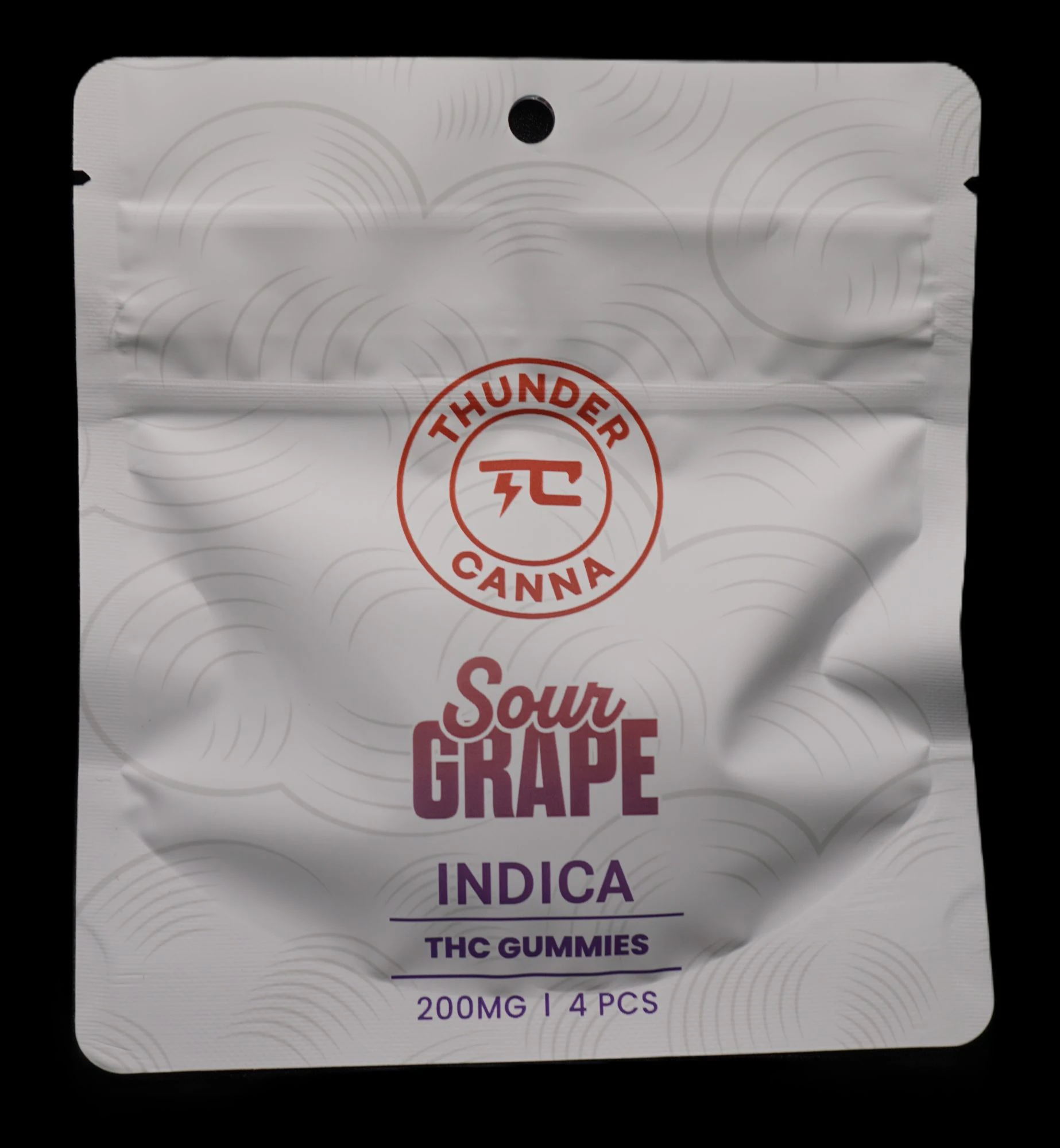 No Brand - Sour Grape Gummies 4CT 200MG Main Image