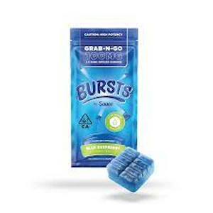 Bursts - Sour Blue Razz Gummies - 100mg (2x50mg) [Bursts]