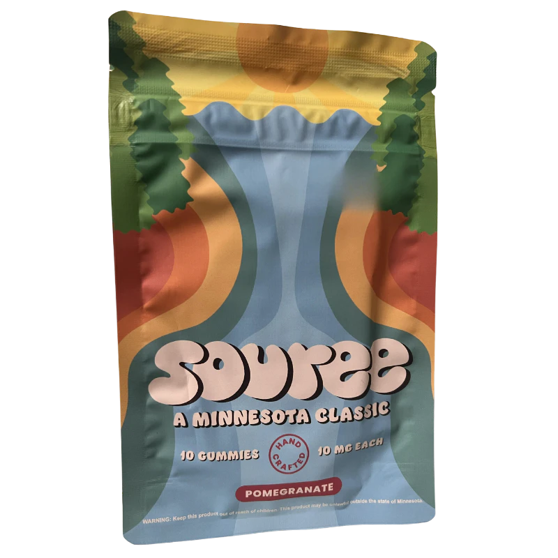 Souree - Gummies | Pomegranate | 10mg THC | 10 count Main Image