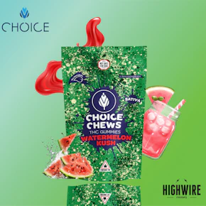 Choice Gummies Watermelon Kush 100mg (Sativa)