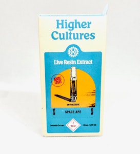 HIGHER CULTURE - Higher Cultures | LIVE | 510 Cart | Sativa | Space Ape - 1g
