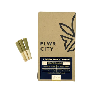 FLOWER CITY - Flwr City - Space Panda - 20.34% THC - 7pk Dog Walker .35g - Pre-Roll