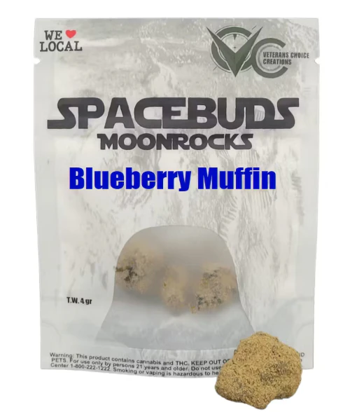 Spacebuds Moonrocks - Blueberry Muffin 4g Moonrocks Main Image