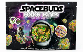 Grape Bubbly Moon Bites - Live Rosin Edibles 10pcs
