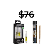 Spark & Vape Sativa BUNDLE | 1x High Potency Vape + 1x Infused preroll | Heavy Hitters