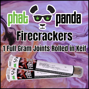 Phat Panda - Firecracker | Grand Daddy Purple | Infused Pre-roll | DOH | 1g