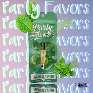 Party Favors - Party Favors Cart Spearmint Supreme 1g