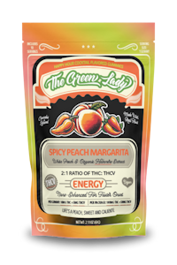 The Green Lady - The Green Lady - Spicy Peach Margarita - 2:1 THC/THCV - Edible