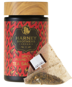 HARNEY BROTHERS CANNABIS - Spicy Pound Town: Hot Cinnamon Spice | Tea Sachets | 50mg/ 5 servings