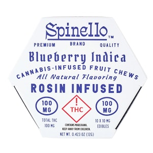 Spinello - Blueberry Indica Rosin Infused Chew || Spinello || 1pk 