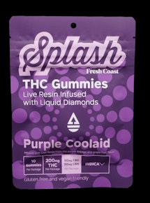 Gummy Splash-10x20mg-FCE-Grape Purple Coolaid