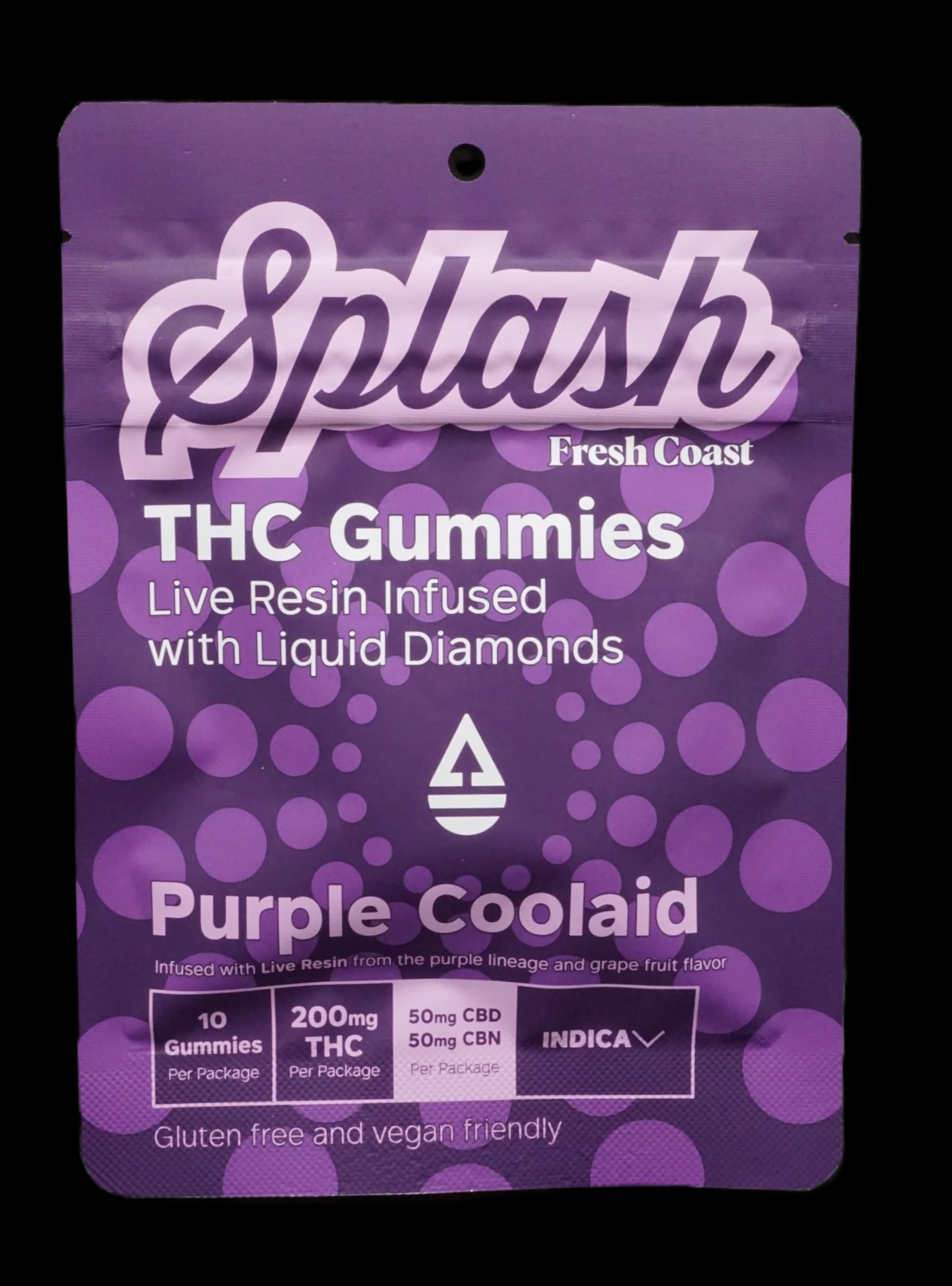 Fresh Coast - Gummy Splash-10x20mg-FCE-Grape Purple Coolaid Main Image