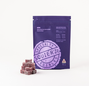 Squier's - Squier's | Blackberry Lavender | 5mg Gummy | 5 mg THC + 5mg CBN + 10mg CBD | 20-Pack | 100mg Total | [I]