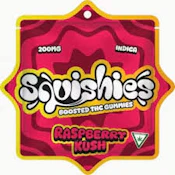 Squishies - Raspberry Kush 200mg Gummies