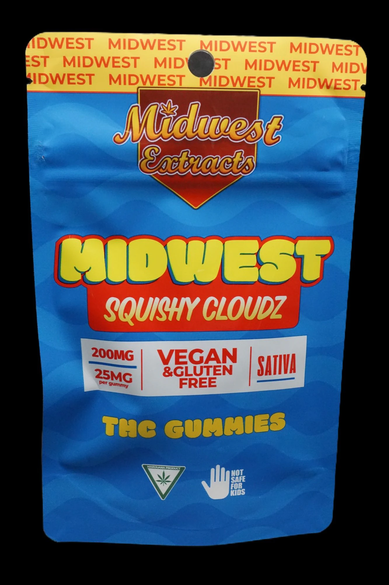 Midwest Extracts - Midwest Extracts Squishy Cloudz 200mg Gummy 8pk EXP:03/28/27 Main Image
