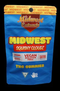 MIDWEST EXTRACTS - Midwest Extracts Squishy Cloudz 200mg Gummy 8pk EXP:03/28/27