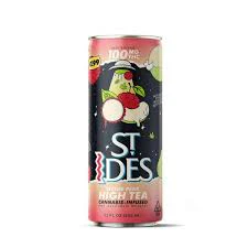 ST IDES - St. Ides - Pear Lychee Tea - High Tea 12oz - 100MG Main Image