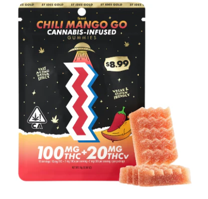 ST IDES - ST Ides - 100mg 5:1 THC:THCv Gummies - Chili Mango Go Main Image