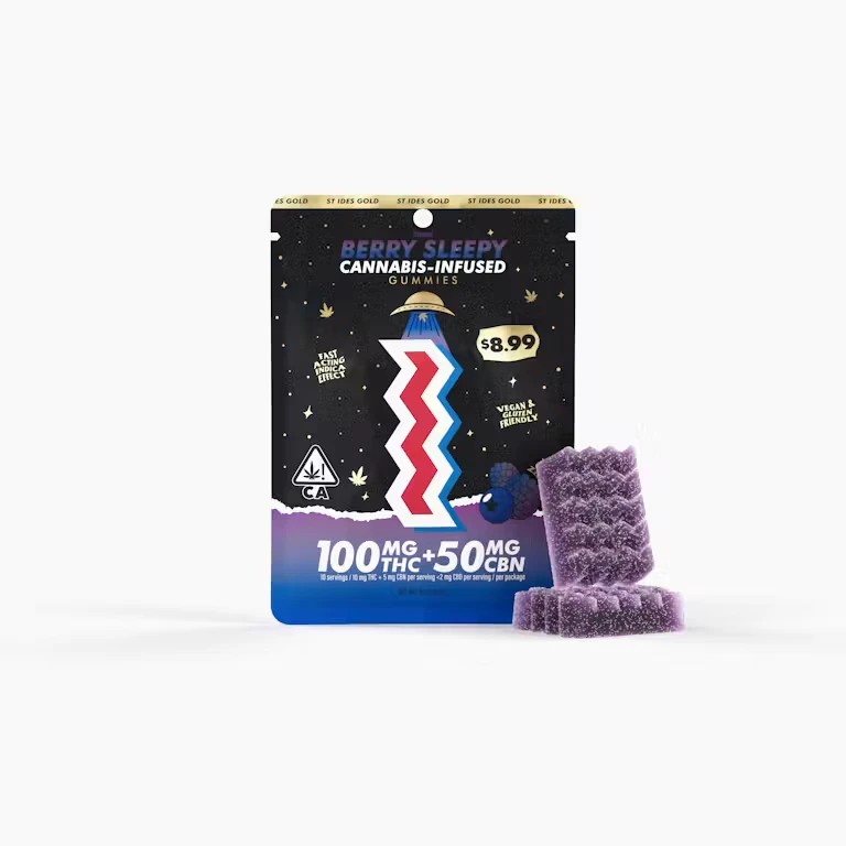 ST IDES - St Ides 2pk Gummies Berry Sleepy CBN Main Image