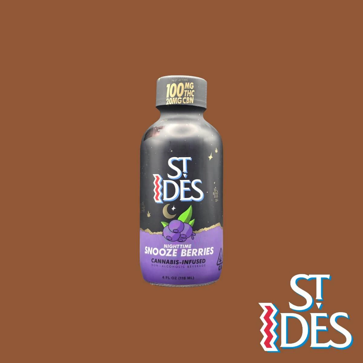 ST IDES - St Ides 4 oz Shot- Snooze Berry Main Image