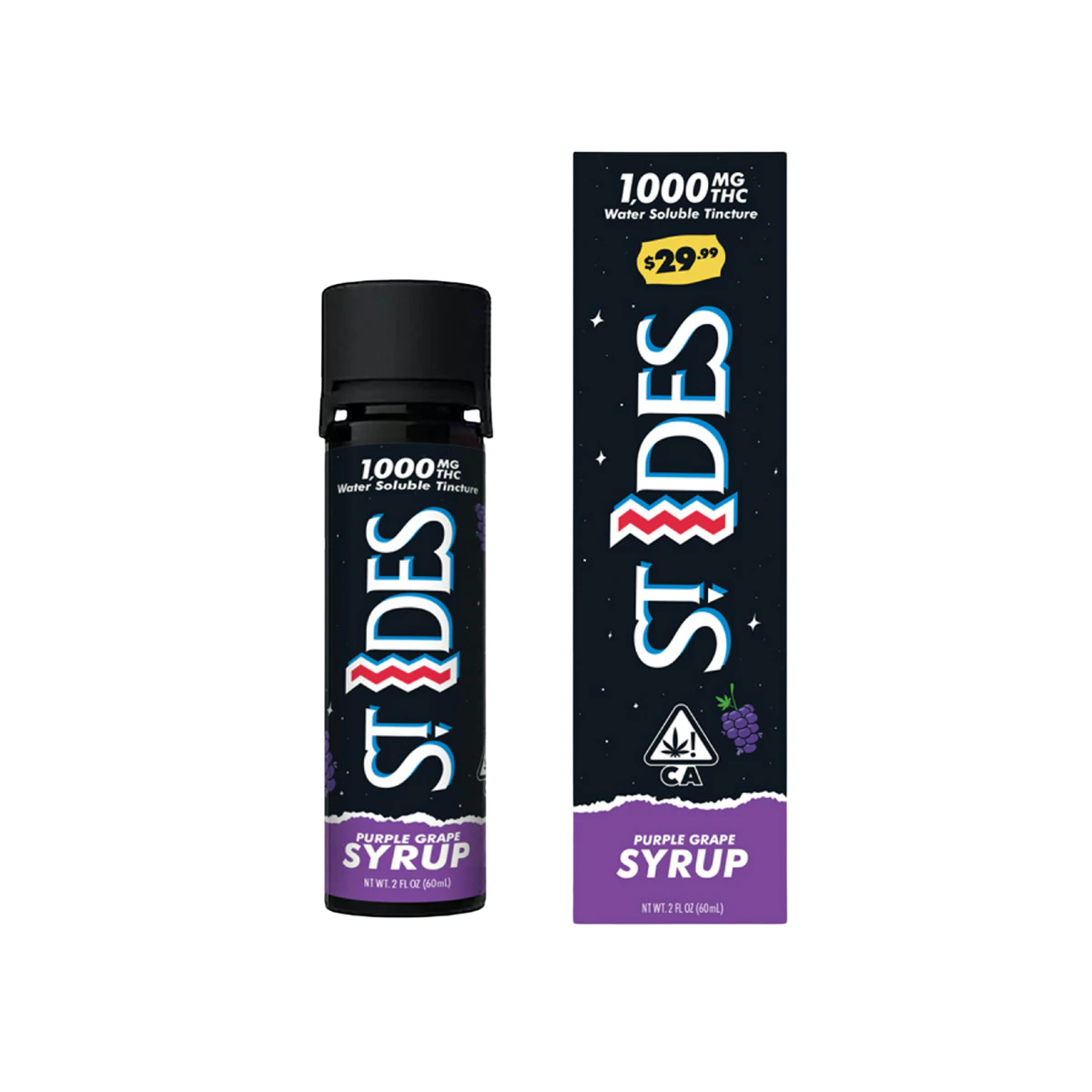 ST IDES - St Ides - 2oz 1000 mg THC Tincture (Purple Grape) Main Image