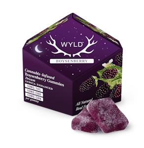 WYLD - WYLD | Boysenberry | 1:1:1 THC:CBD:CBN 10pc Gummies 