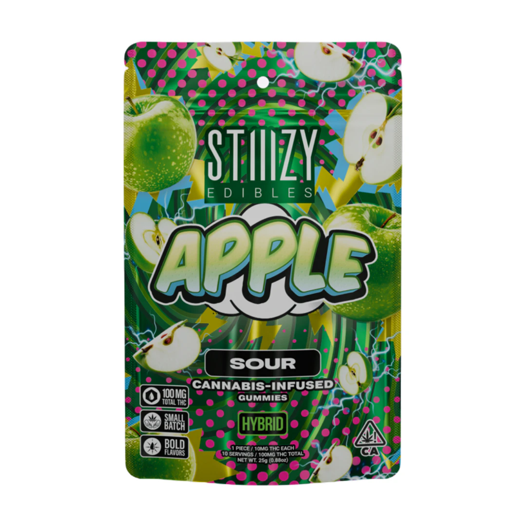 STIIIZY - Stiiizy - 100mg Gummies - Sour Apple Main Image