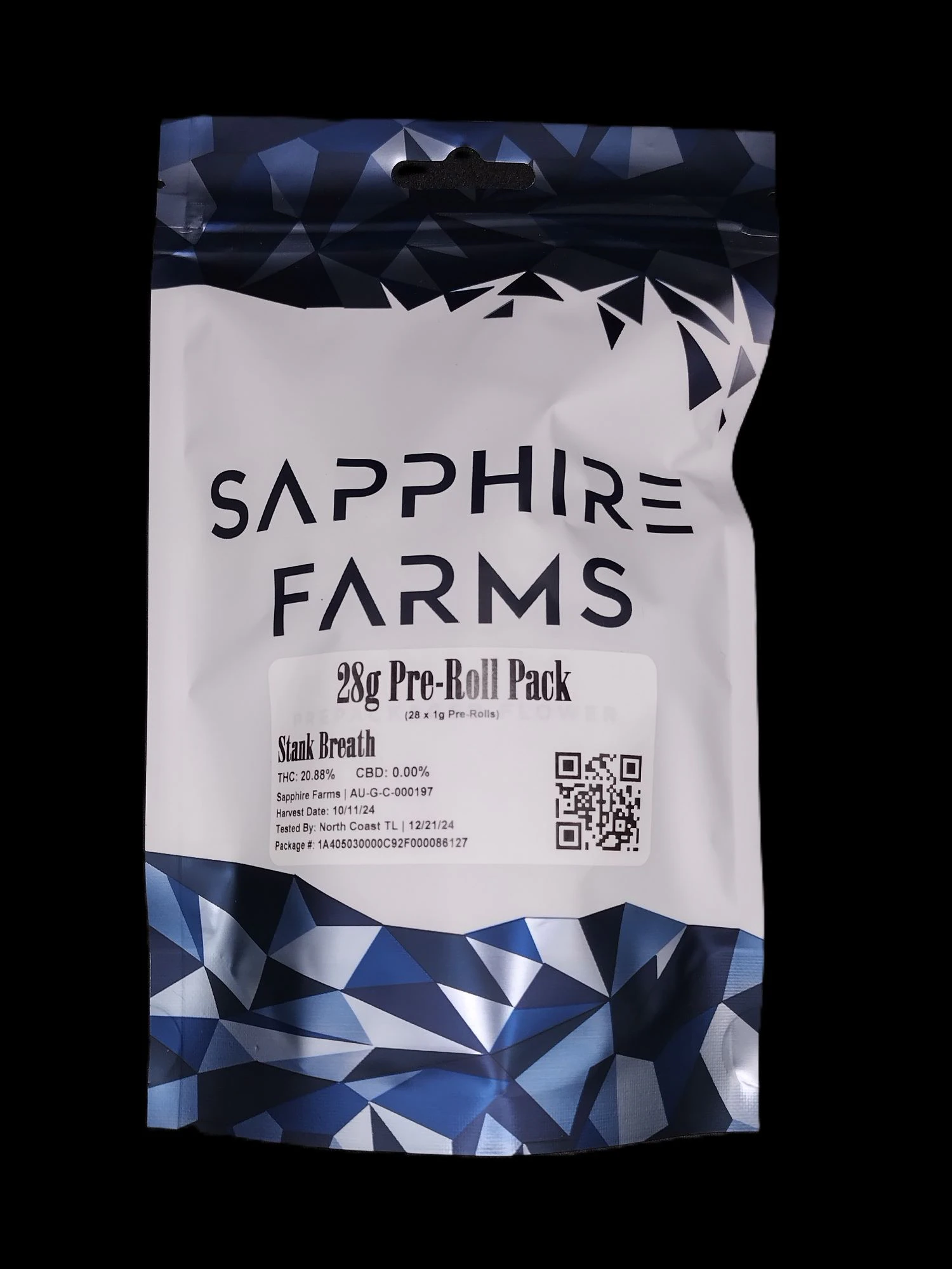 Sapphire - Stank Breath | Pre-Rolls 1g | 28pk Main Image