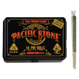 PACIFIC STONE - Pacific Stone - 0.5g 14pk (7g) Pre-Roll Pack - Starberry Cough