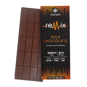 Resinate - Remix PB Cup Milk Chocolate Bar Sativa - 100mg - Resinate