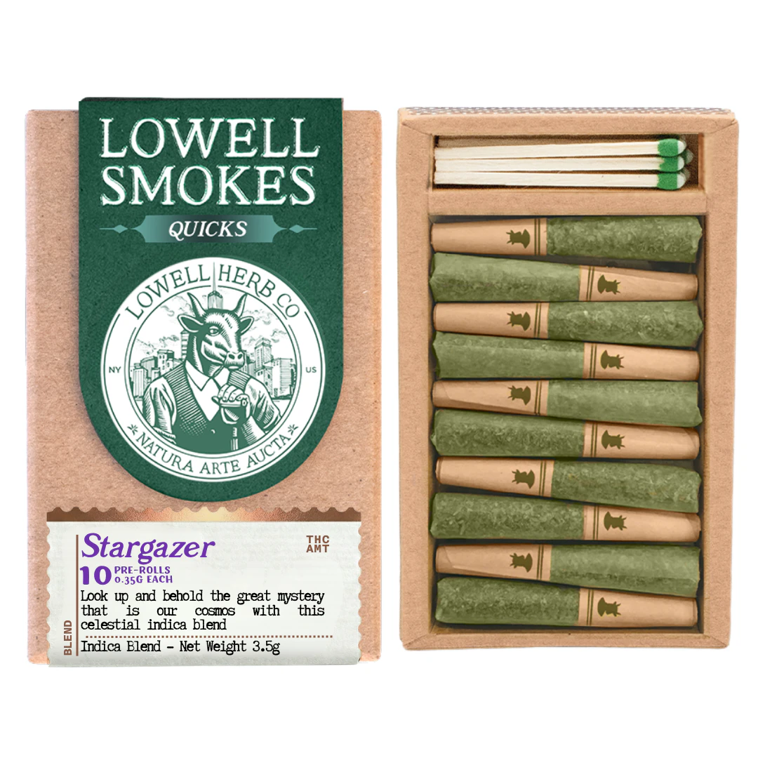 Lowell Herb Co. - Lowell Herb Co - Stargazer - 10pk Quicks Prerolls Main Image