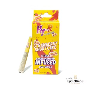 HY-R - Strawberry Shortcake .6G Liquid Diamond Infused Pre-Roll (5 Pack)