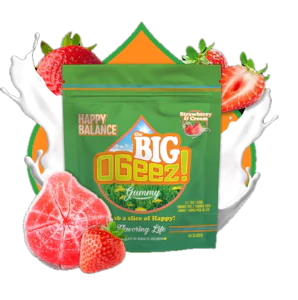 Ogeez! - Strawberry & Cream BIG Happy Balance 1:1 THC:CBD 100mg