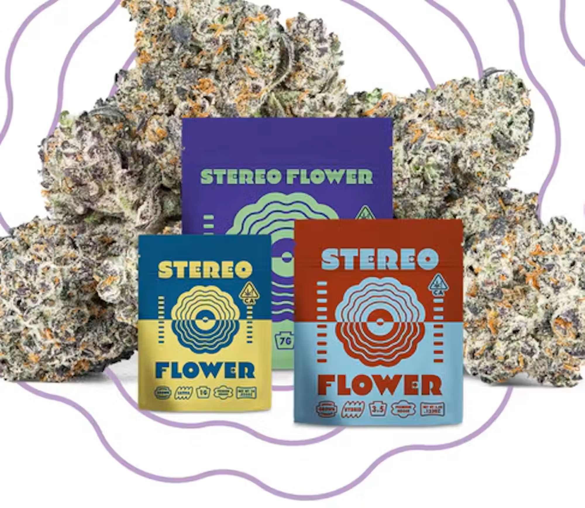 Stereo - Flower - Pink Sherbet - 7g - Releaf Del Rey | Pl