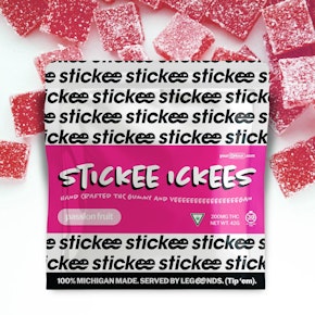 Stickee Ickees - Passion Fruit Vegan 5x40mg - 200mg