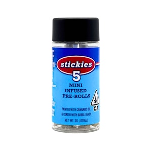 Stickies - Indica 2g 5 Pack Mini Infused Pre-Rolls - Stickies