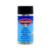 Indica 2g 5 Pack Mini Infused Pre-Rolls - Stickies