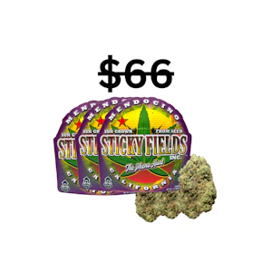 STICKY FIELDS - Sticky Fields Variety BUNDLE | 3x 3.5g Sungrown Flower | Sticky Fields