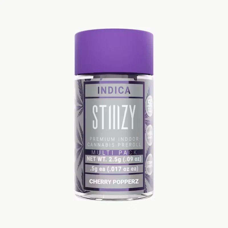 STIIIZY - Stiiizy - Cherry Popperz Mini Preroll 5pk 2.5g Main Image