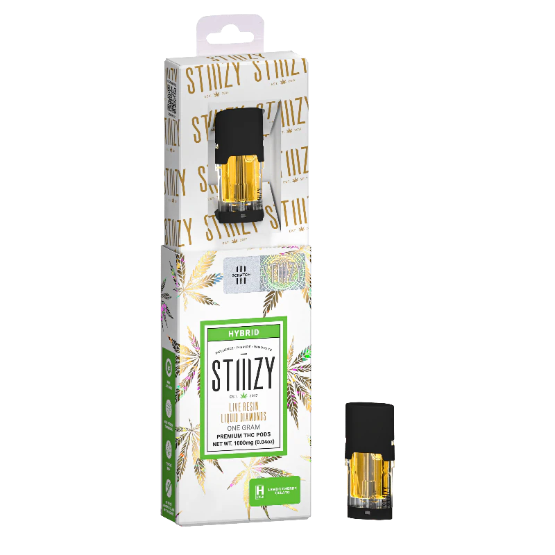 STIIIZY - Stiiizy - Lemon Cherry Gelato Live Resin Liquid Diamonds Pod 1g Main Image