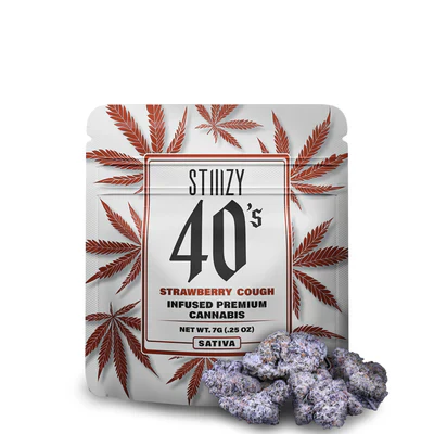 STIIIZY - Stiiizy - Strawberry Cough 40's Infused 7g Main Image