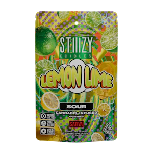 STIIIZY - Stiiizy - 100mg - 10ct Gummies - Sour Lemon Lime